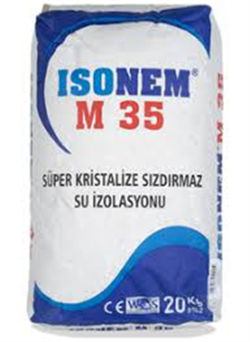 İSONEM M 35 KRİSTALİZE 20 KG (sızdırmazlık yalıtım malzemesi)